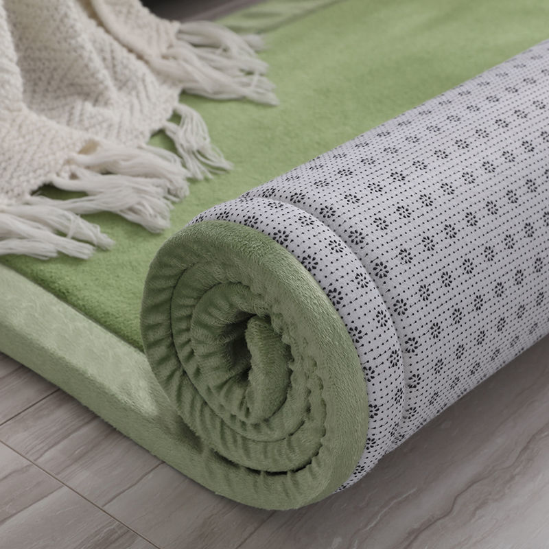 Karpet Beludru Karang Tatami Jepang Karpet Tempat Tidur Jendela Ruang Tamu Kamar Tidur Tikar Bermain Bayi Karpet Kamar Anak-anak Tebal 2Cm Disesuaikan