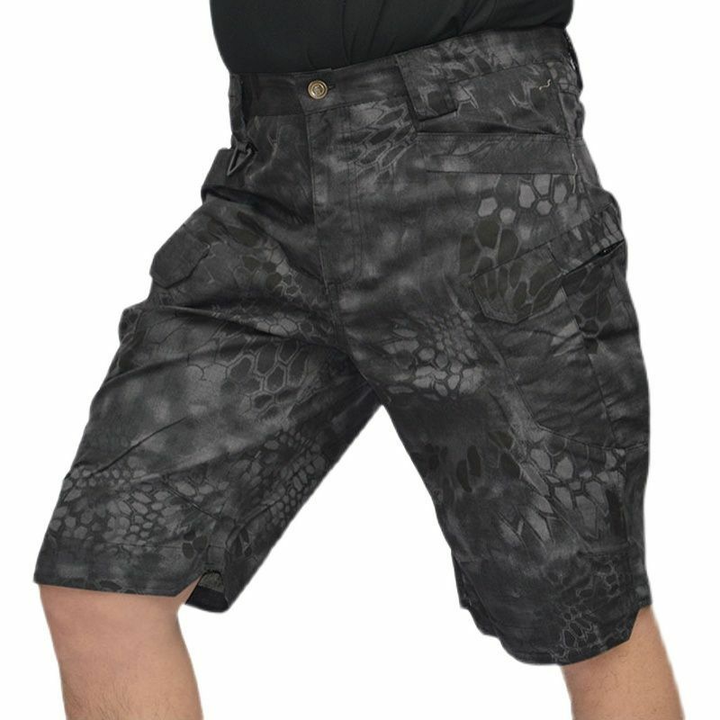 Pantalones cortos multifuncionales para hombre, pantalones tácticos impermeables hasta la rodilla, con muchos bolsillos, estilo Safair