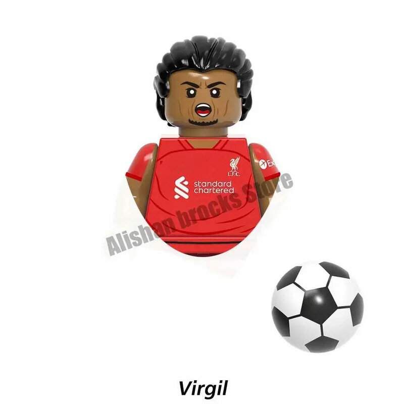 Football Star Series Characters Mini Action Figure Building Blocks Kids Toys For Gifts