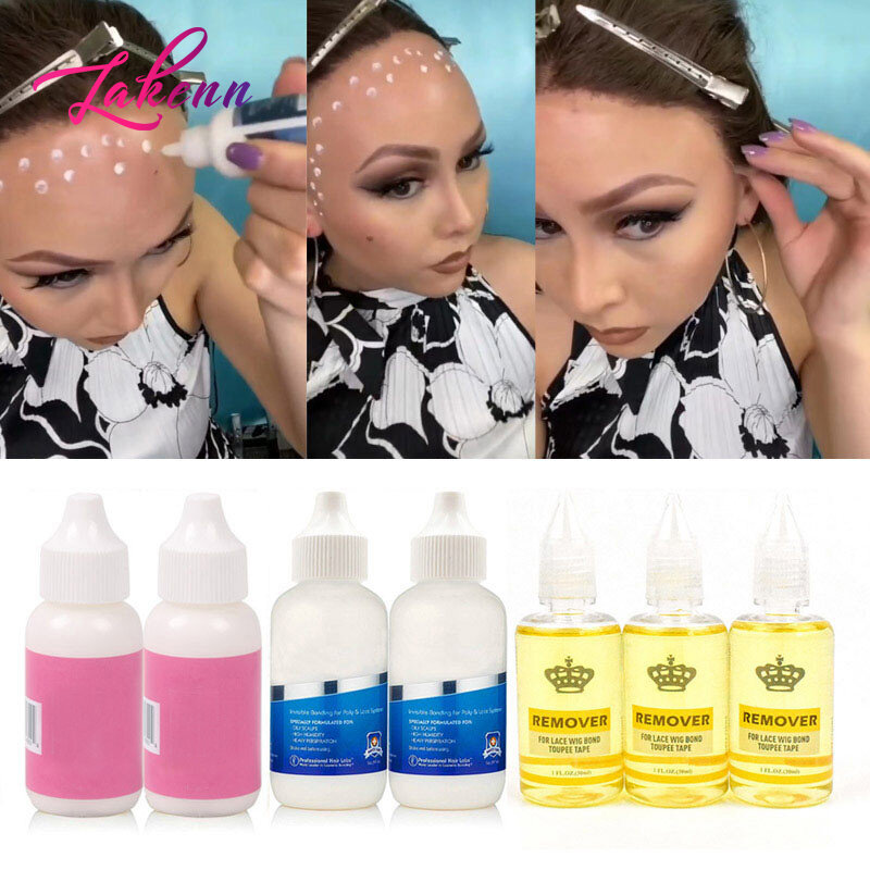 Waterproof Glue For Hair Wig Glue Lace Front Wig Toupee Closure Hair Extension Super Hold Adhesive Glue Remover Wholesale