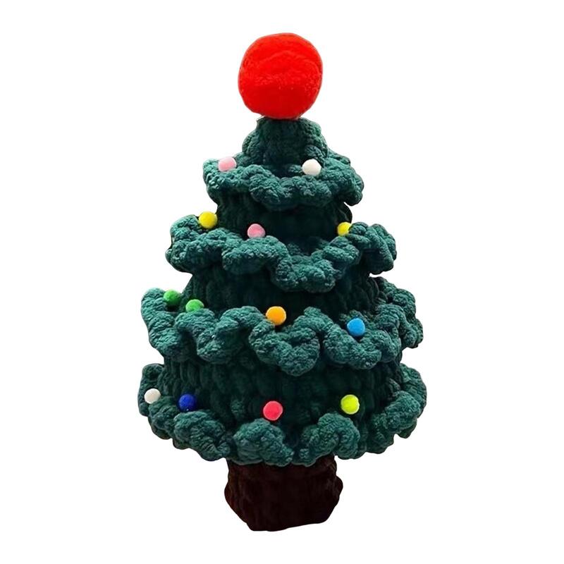 مجموعة الكروشيه شجرة عيد الميلاد محلية الصنع ، الحلي لطيف ، السنانير لعيد الشكر ، الكبار ، المبتدئين ، الفتيان والفتيات