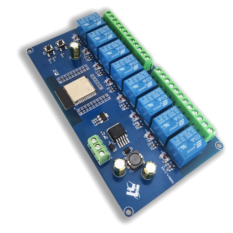 ESP32 WIFI Bluetooth BLE 8 Way Relay Module ESP32-WROOM Secondary Development Board DC5-30V Power Supply