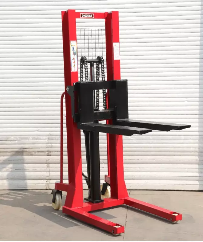 New Hot sale Hand Manual Pallet Operated Stacker Small Pallet Truck