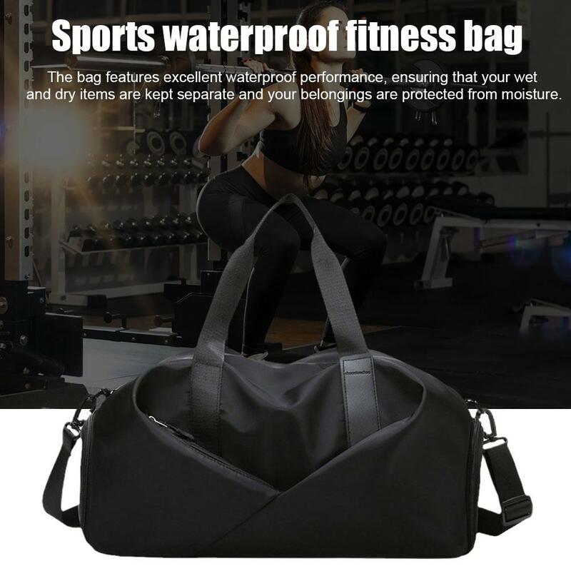 Вместительная сумка для йоги и спортзала, водонепроницаемая женская спортивная сумка для плавания на открытом воздухе, многофункциональная Дорожная Спортивная Сумка для ручных поездок, сумка для выходных