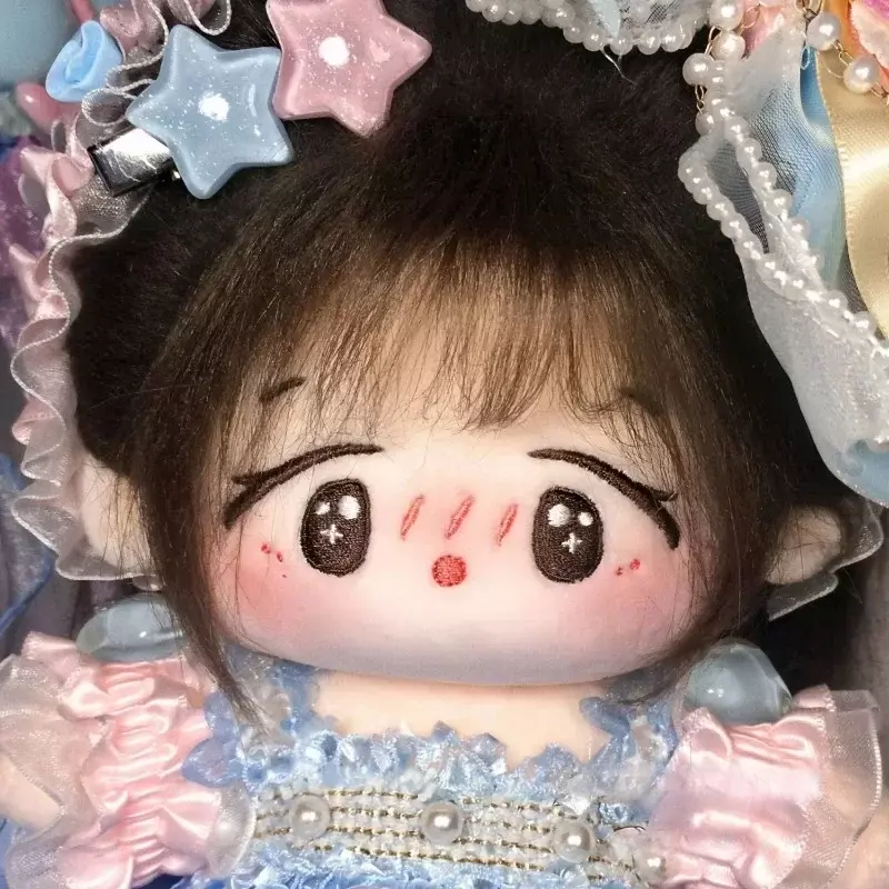 20cm 30cm cotton doll dress set, plush doll dress, dopamine salt cute princess dress