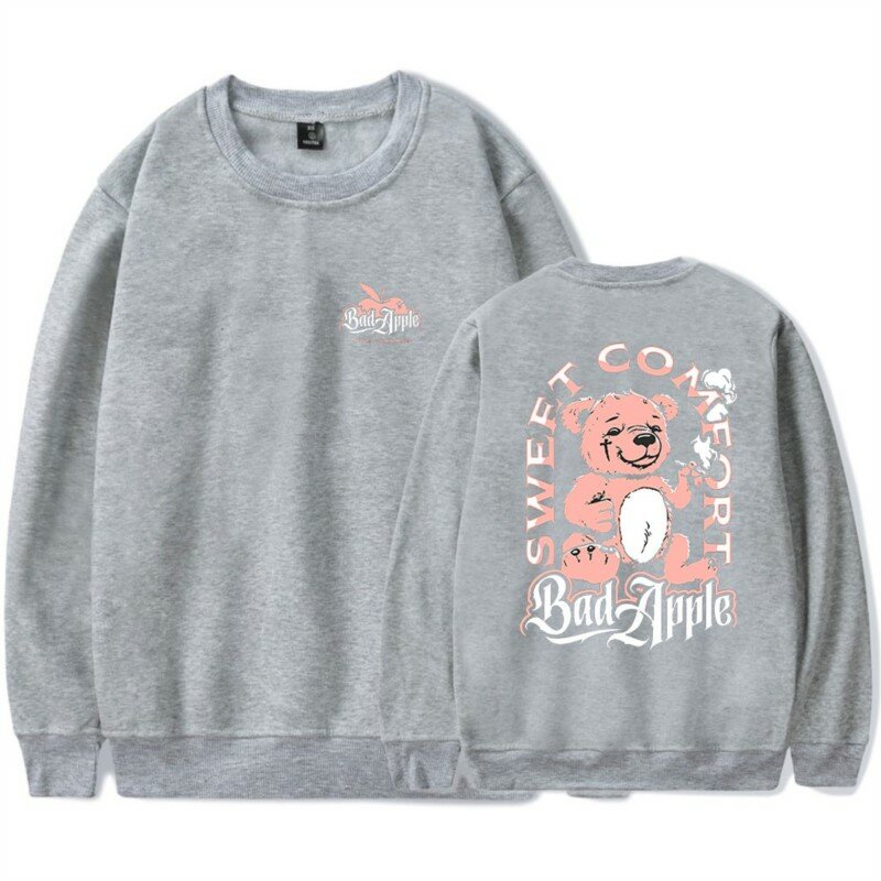 Jelly Roll Bear Logo Print Merch Long Sleeve Crewneck Sweatshirt For Women/Men Unisex O-neck Hoodies Streetwear