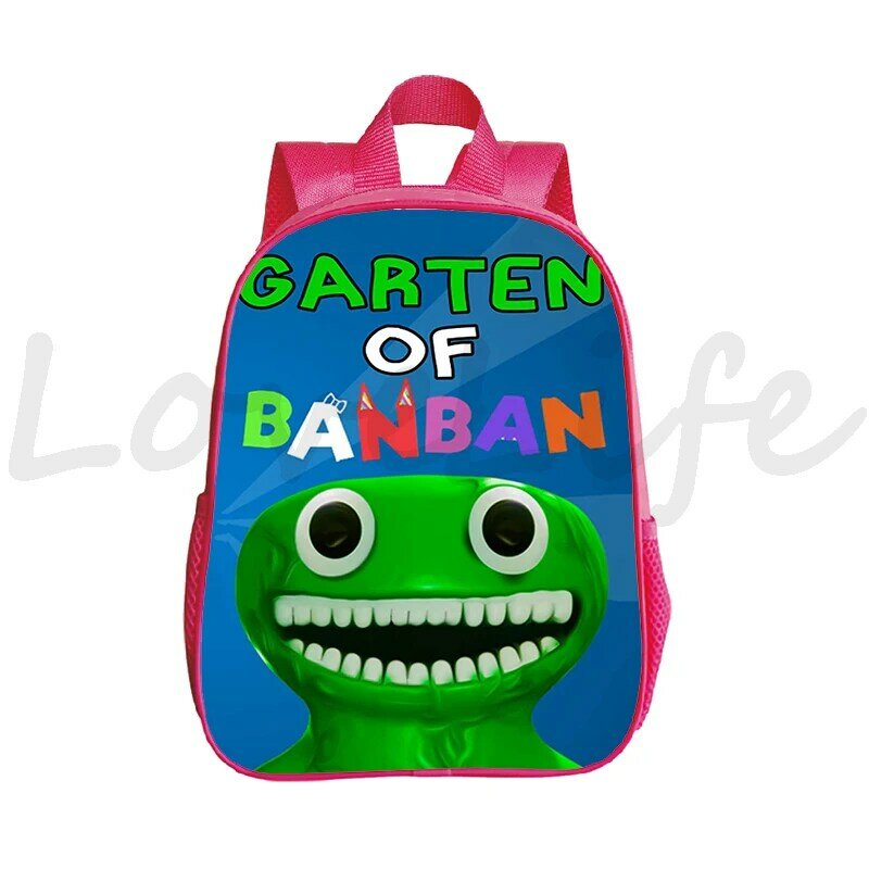 การ์ตูน Garten ของ BanBan กระเป๋าเป้สะพายหลังกระเป๋าโรงเรียนเด็กผู้ชายกระเป๋าเด็กกระเป๋าเป้ขนาดเล็กนักเรียนอะนิเมะ Rucksack Mochila
