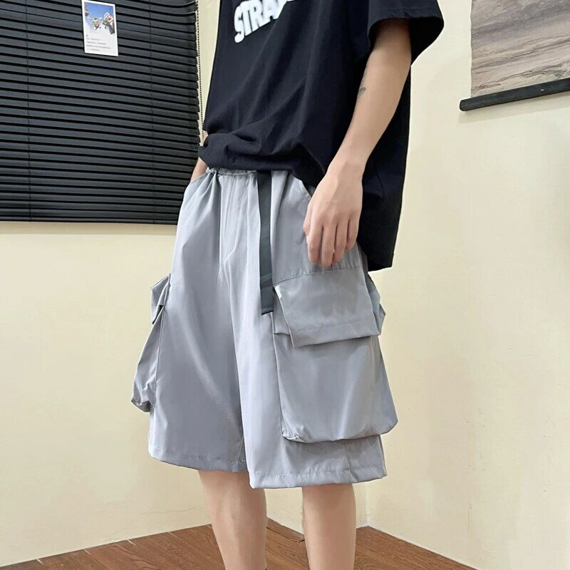 Men 2024 Summer Casual Shorts Brand New Vintage Classic Pockets Cargo Shorts Mens Outwear Fashion Twill Cotton Shorts Plus E188