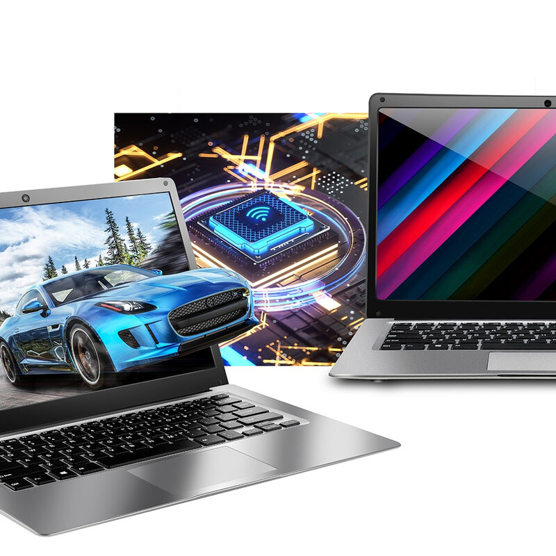 Недорогой ноутбук 14,1 дюйма, студенческий ноутбук, Windows 10, ОЗУ 6 Гб ПЗУ 128 ГБ 256 ГБ SSD Intel N3350, мини-игровой ноутбук