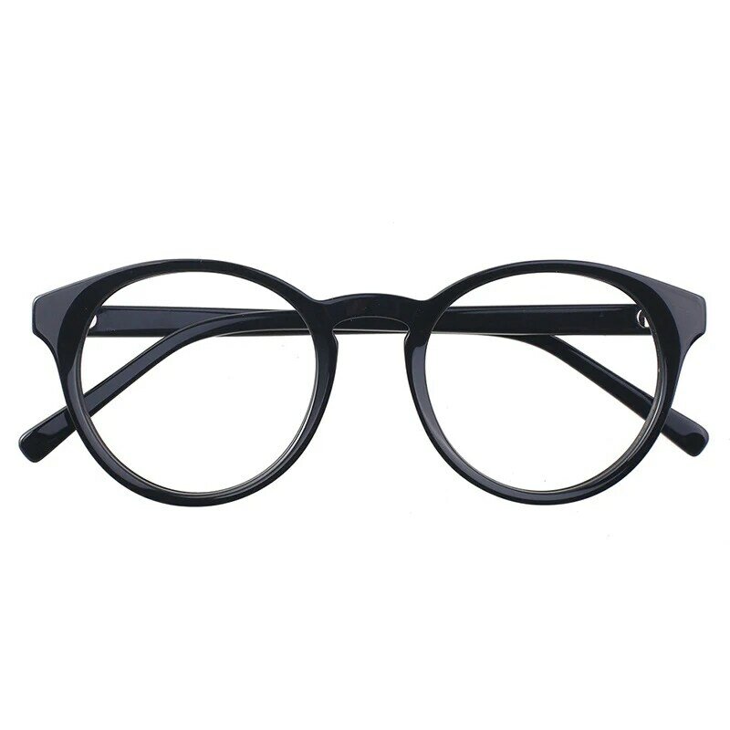 Eoouooe Kacamata Pria Wanita Asetat Fashion Bulat Bingkai Kacamata Resep Miopia Optik Kacamata Oculos De Grau