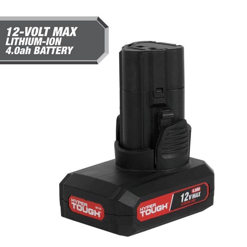 Batterie lithium-ion 12V, 4,0 Ah max, hyper résistante, modèle 80104