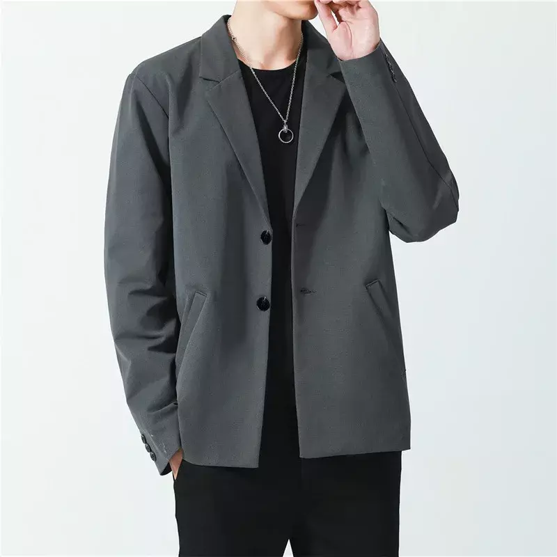 M6052 uniform top Korean style trendy men's yuppie handsome small suit