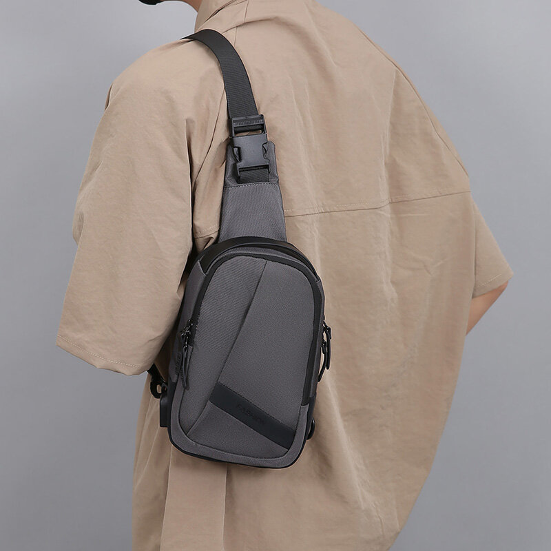 กระเป๋าคาดเอวไนลอนมีซิปกระเป๋าสำหรับผู้หญิง2023กระเป๋าคาดเอวสีทึบความจุสูงกระเป๋าพักผ่อนอเนกประสงค์