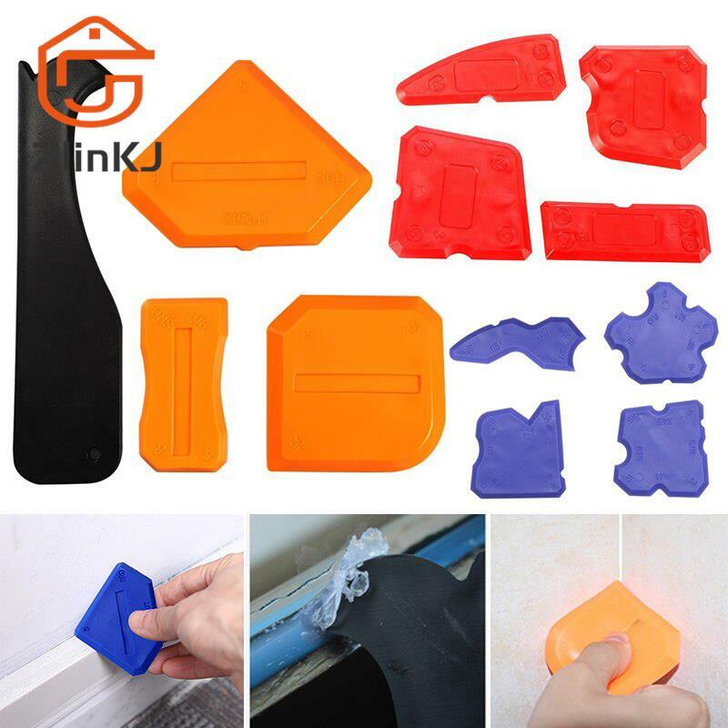 4/5pcs Scraper Tool Kit Grouting Set Smoothing Trowel Grout Remover Silicone Joint Filler Smoothing Spatula For Sealant Cleaning
