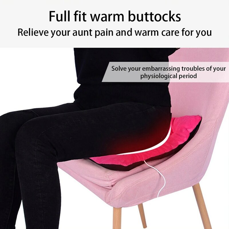 Electric Heating Cushion Warming Device Heated Seat Pad Sitting Pads