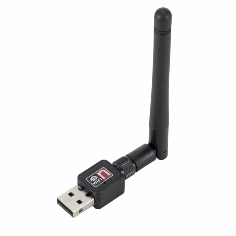 PzzPss 150Mbps USB 2.0 WiFi scheda di rete Wireless 802.11 adattatore LAN b/g/n con Antenna girevole per PC portatile Mini Dongle WiFi