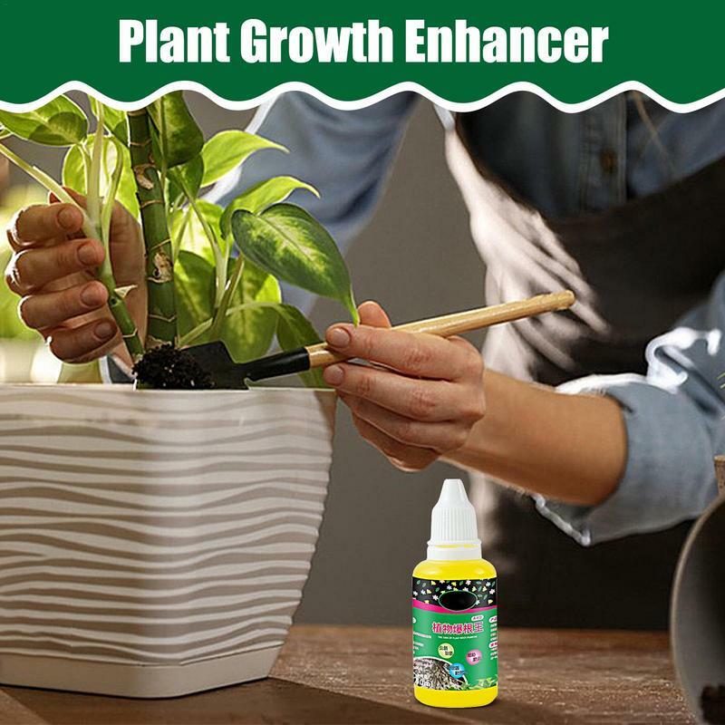 สารกระตุ้นรากสำหรับพืชน้ำเข้มข้น50มล. สารละลายธาตุอาหารอุปกรณ์ทำสวนหยดสารอาหารสำหรับสวนดอกไม้