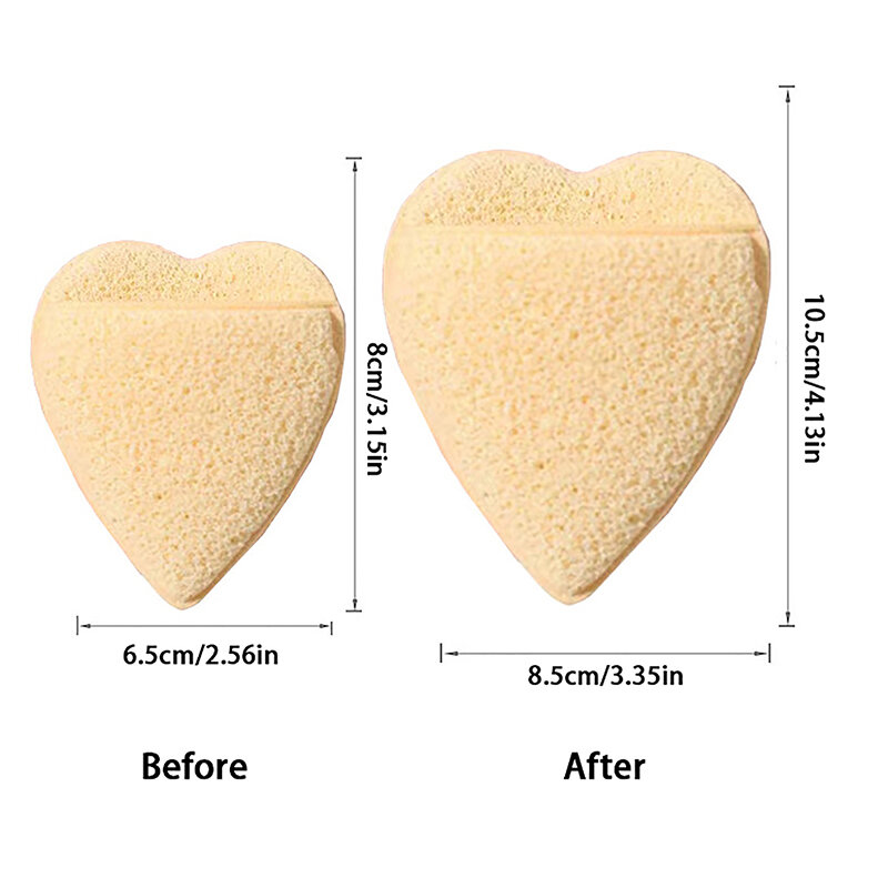 Natural Exfoliating Face Wash Cleansing Puff Flutter Sponge Deep Remover To Black Headband Cosmetic Sponges Facial Clean Tool
