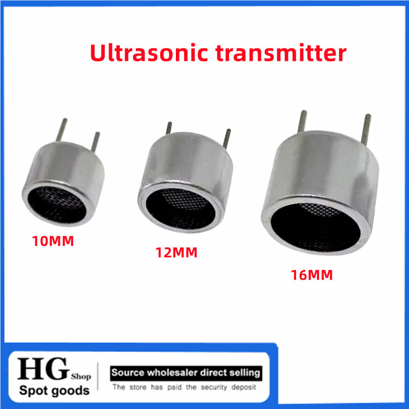 10PCS TCT40 10mm 12mm 16mm RT split ultrasonic sensor Transceiver probe 10/12/16MM receiving and transmitting 40Khz TCT40-16