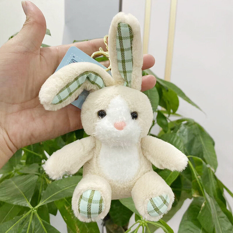 18cm Cartoon Cute Scented Rabbit Plush Toy Keychain Pendant Stuffed Animals Bunny Kid Bag Backpack Hanging Girl Doll Gift
