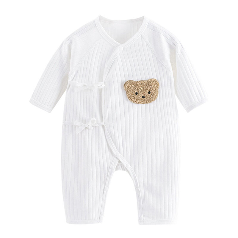Mono bordado para recién nacido, traje de mariposa de algodón puro, ropa de primavera y otoño, personalizado para escalada al aire libre
