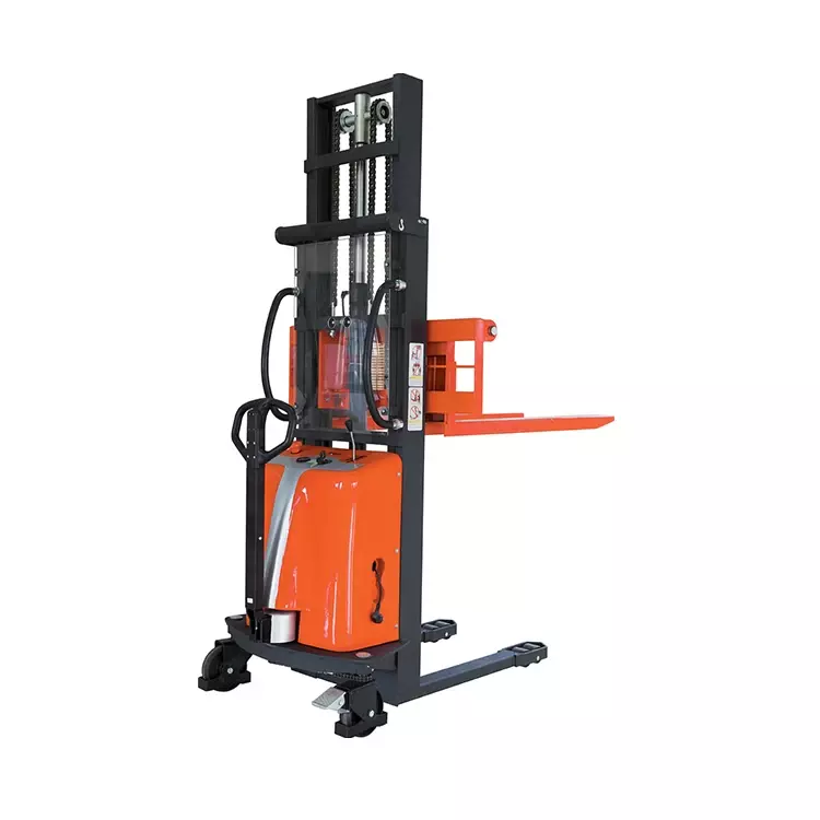 Outstanding Quality Heavy Duty Economic Single Frame Electric Stacker Pallet Truck