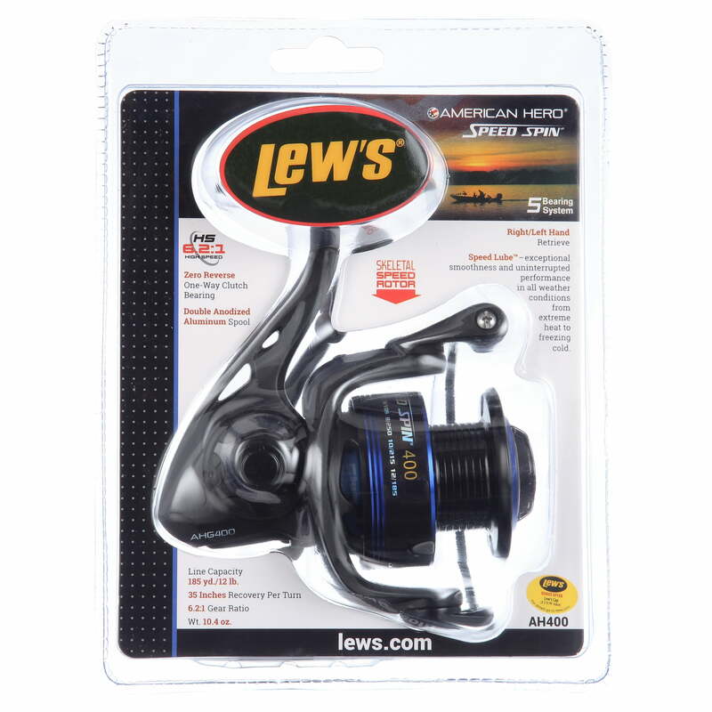 Lew's American-Moulinet Spinning Clam, Fore400, 6.2:1