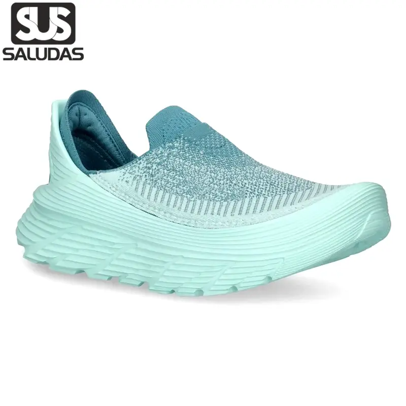 SALUDAS-Unisex slip-on sapatos de jogging, estilo neutro, restauração, recuperação TC, acampamento ao ar livre, esporte lazer, trabalho, Commuter Sneaker