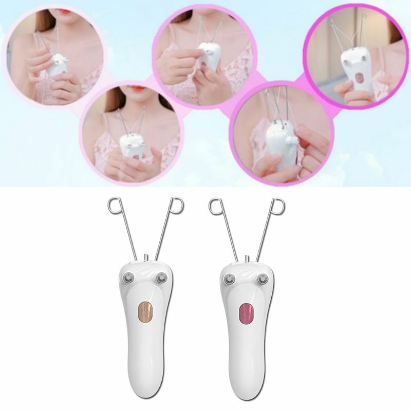 Mini Electric for FACIAL Body Hair Removal USB Cotton Thread Epilator Shaver Trimmer Devices for Women Neck Lip Drop Shipping
