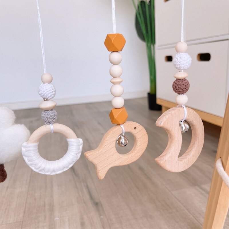 Baby Hanging Rattle Toy Nordic Babys Gym Game Pendants Sensory Nursery