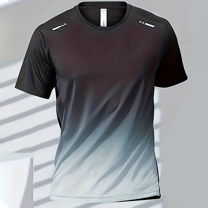 Camiseta de bádminton para hombre, camisa deportiva de secado rápido para entrenamiento de boxeo, ropa informal para correr al aire libre, ropa de gran tamaño