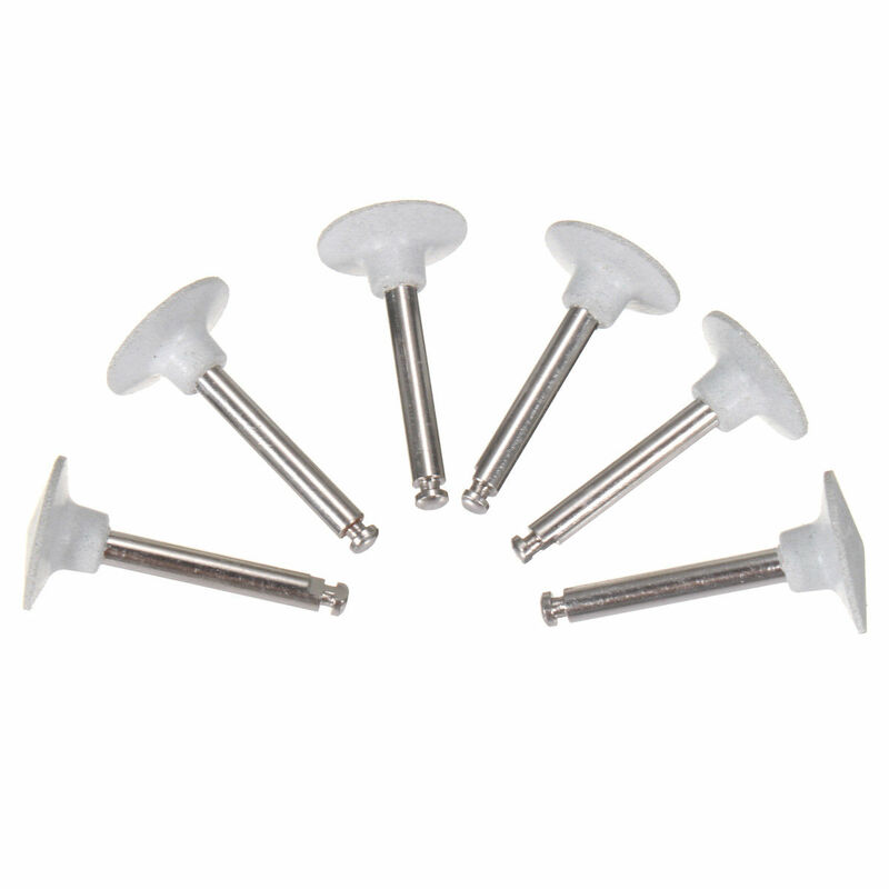 6Pcs strumenti di lucidatura compositi dentali teste di macinazione in Silicone dentale per utensili dentali per lucidatura a macchina a bassa velocità