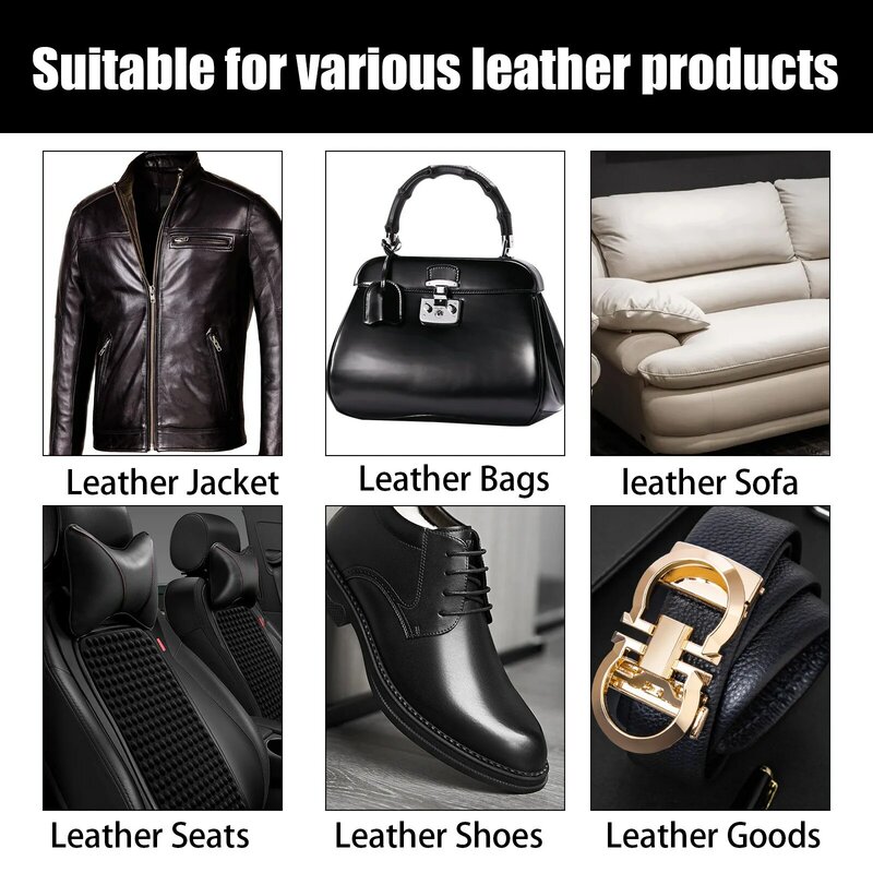 Sprayable Leather Care Cleaner, Evitar rachaduras ou desbotamento de couro, móveis, assento de carro, sofá sapatos