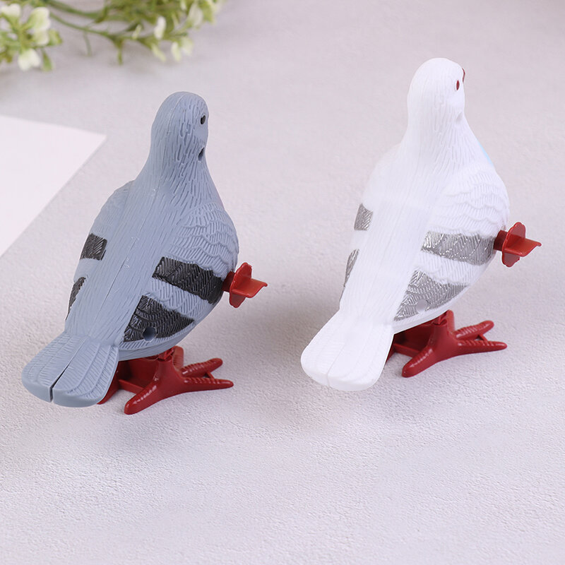 1 pz Clockwork Jump Toys Cute Jumping Pigeon Clockwork simulazione Animal Jumping Animal Clockwork Toys For Kids Boys Girls Toys