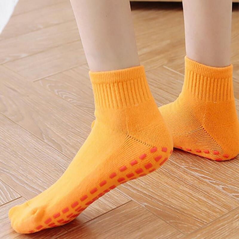 Хлопковые носки, плюшевые сохраняющие тепло повседневные женские мужские зимние носки, носки для йоги, носки с батутом, плотные дышащие однотонные носки