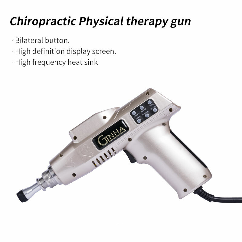 Instrumento de ajuste quiropráctico 1200N de 24 niveles, activador eléctrico de ajuste óseo, herramienta de masajeador de terapia Cervical