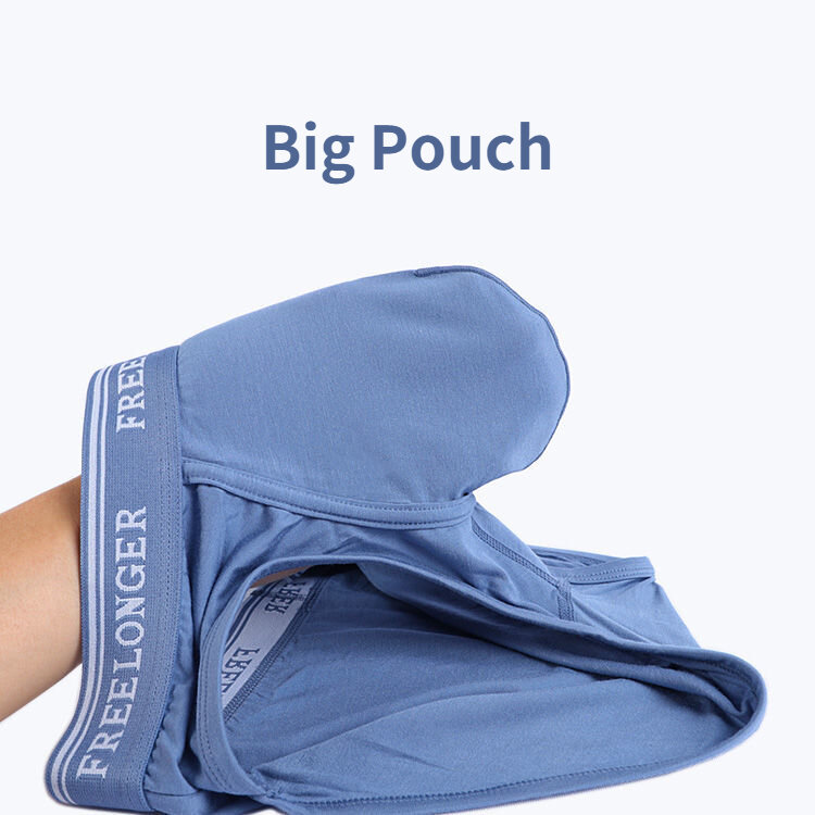 Mens Pouch Enhance Underwear Big Dick Sexy Lingerie Modal Elastic Large Penis U-Convex Panties Boy Boxers Gay Uncensored Trunks