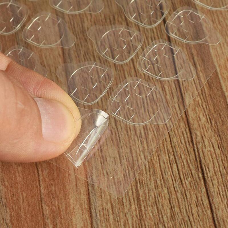 24pcs Double Sided False Nail Art Adhesive Tape Glue Sticker DIY Tips Fake Nail Acrylic Manicure Gel Makeup Tool