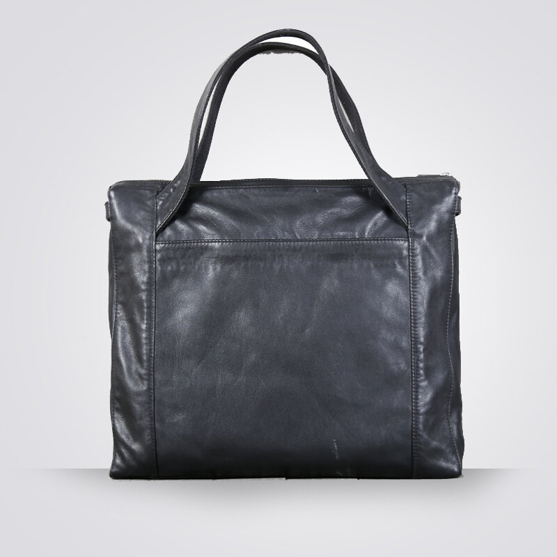 Aktentasche Rindsleder hochwertige Business Handtasche Schulter Umhängetasche einfache Umhängetasche lässige Tasche