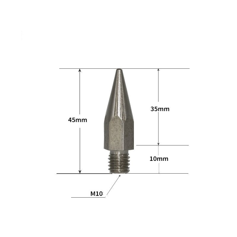 Brand New Prism Pole de alta Qualidade 1/4 "Rosca Feminina, Detectores de Substituição Mini Rod, 40mm, 45mm, Acessórios