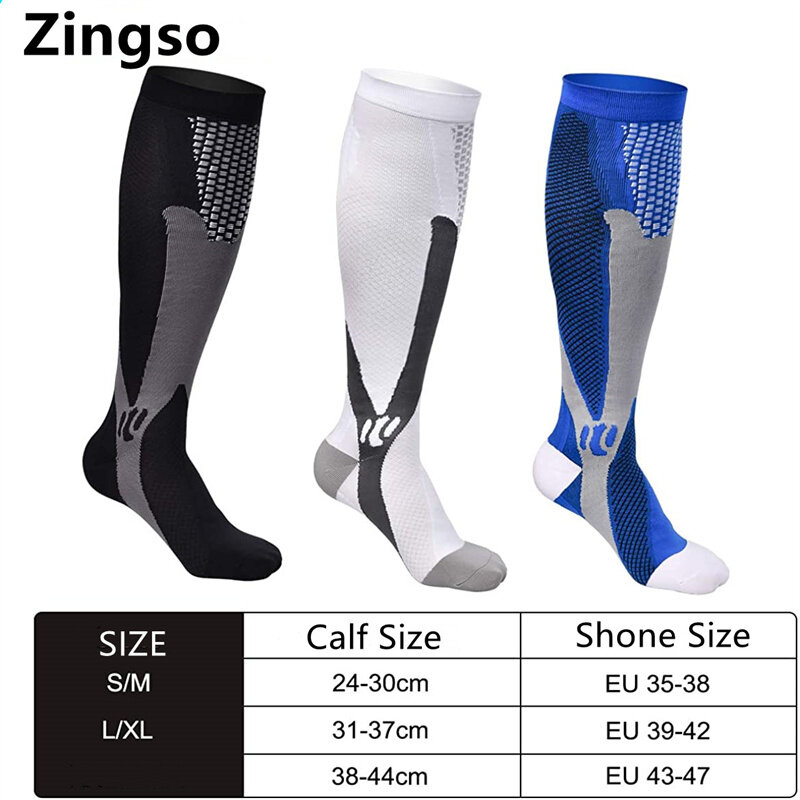 Носки компрессионные для бега, 20-30 мм рт. Ст., для мужчин и женщин