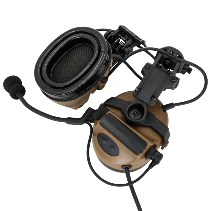 Taktischer Helm Arc Rail Adapter Headset Comtac II Halterung Version Geräusch reduzierung Pickup Gehörschutz Shooting Kopfhörer