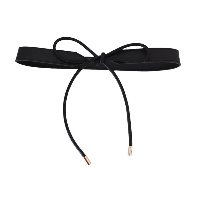 Cinturones delicados cinturón PU resistente desgaste cinturón decorativo para adultos D46A