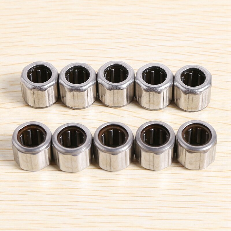 30Pcs Needle Bearing HF081412 Outer Ring Octagon One-Way Needle Roller Bearing 8X14x12mm For Manufacturing Industry