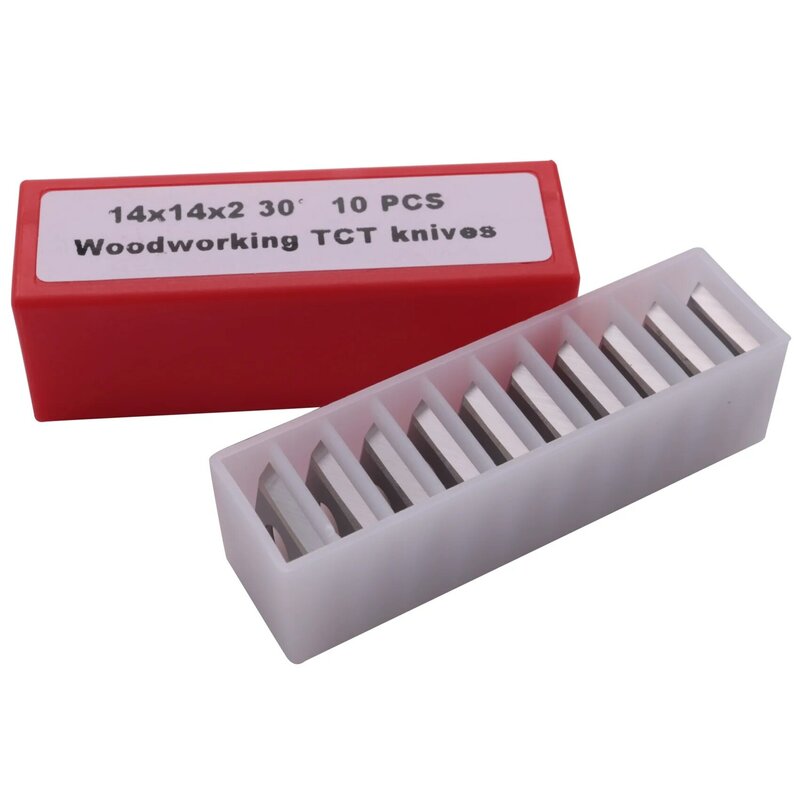 10Pcs Wood Turning Carbide Insert Blades Milling 30 Degree Lathe Chisel Replacement Blade 14X14X2mm