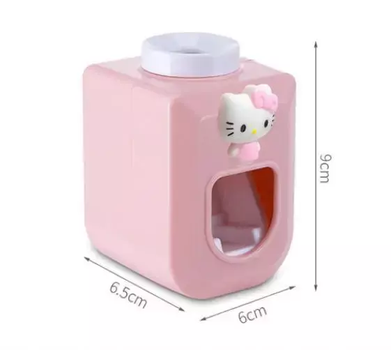 Hallo Kitty Zahnpasta Quetscher Sanrio Kawaii Cartoon automatische Zahnpasta Spender für Kinder Bad zubehör