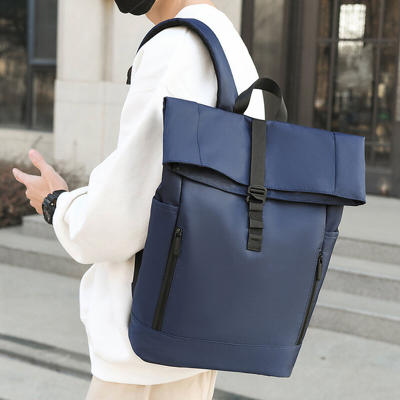 Рюкзак мужской для ноутбука 15,6 дюйма, водонепроницаемый вместительный легкий школьный ранец для поездок и поездок