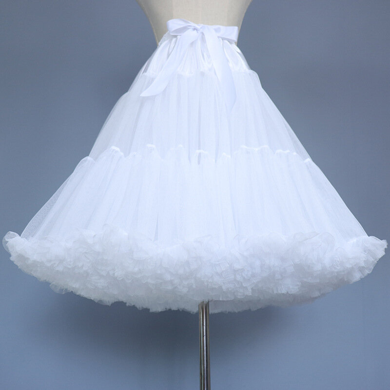 Hàng Mới Về Petticoats Cưới Cô Dâu Crinoline Nữ Cô Gái Tây Nam Không Cho Đảng Trắng Đen Váy Múa Váy Tutu Cô Dâu Váy