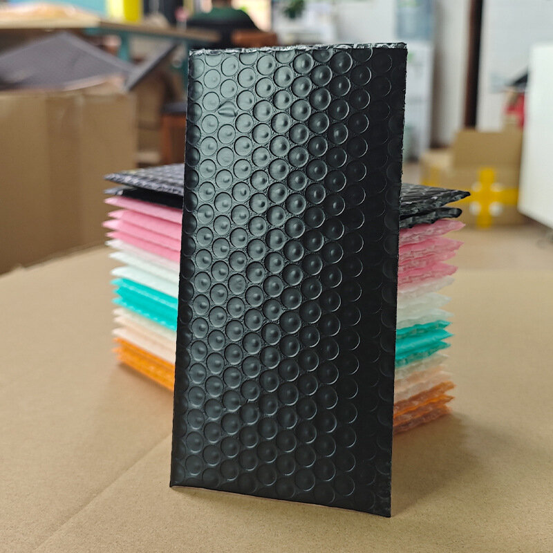 20 buah amplop gelembung kecil, untuk kemasan casing ponsel 9x18cm tas gelembung Mini tahan guncangan tas pengiriman perlengkapan bisnis