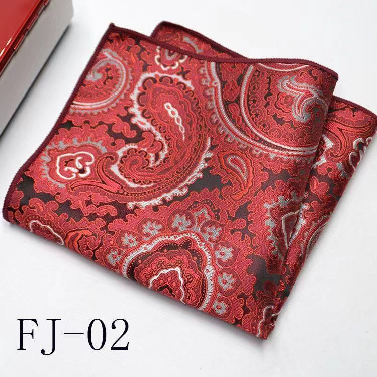 Pañuelos de seda a la moda para hombre, pañuelos cuadrados de bolsillo Vintage a rayas, trapo de muesca sólido, 25x25 cm